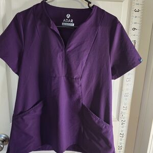 Ada Deep Purple Medical Tunic Top